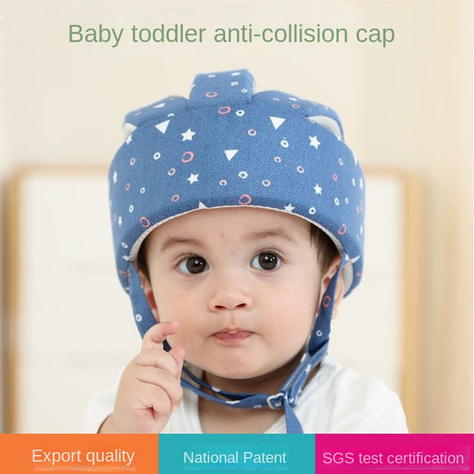Baby Learning to Walk Anti-Collision Hat Fully Cotton Breathable Lightweight